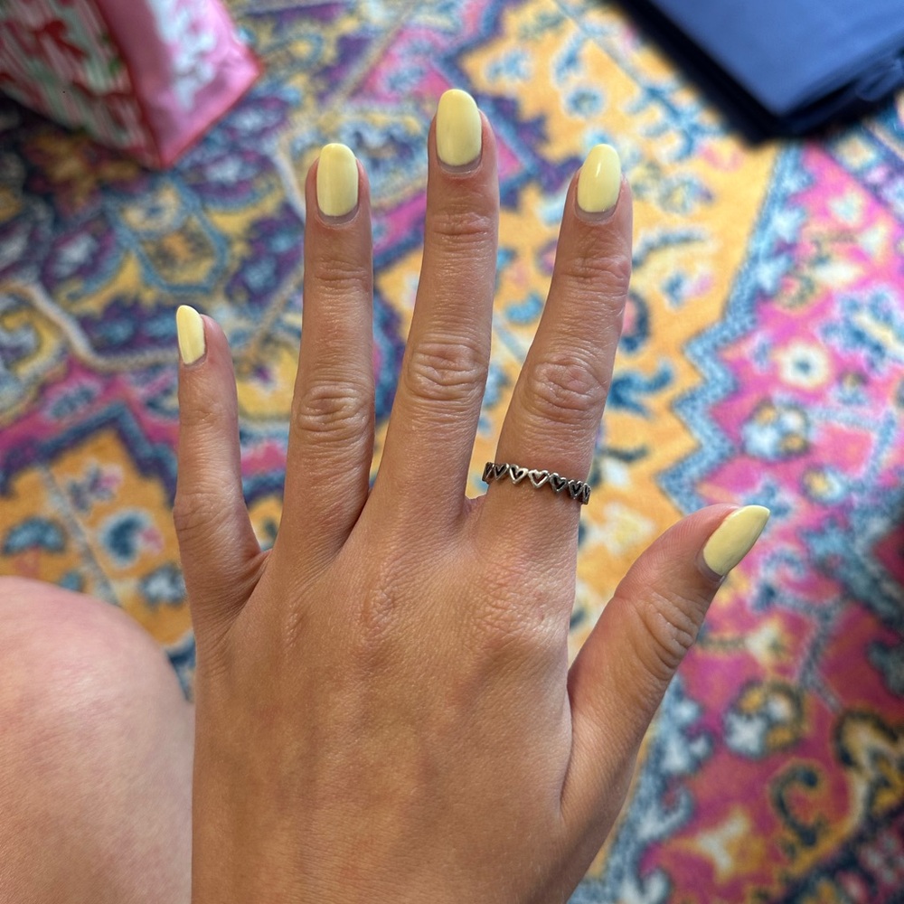 Pandora Silver Heart Ring